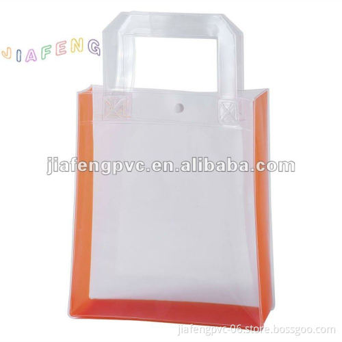 Two-Colored EVA Welding Handle Bag with Press Button Closure